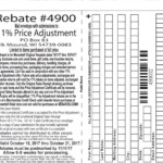 11 Price Adjustment Rebate Form Menards 10