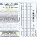 Menards 11 Percent Off Rebate Form