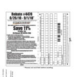 Menards 4478 Rebate Form