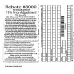 Menards Blank Rebate Form July 2022