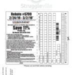 Menards Rebate 5799 Form