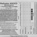 Menards Rebate Adjustment Form January 2022