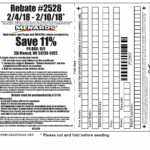 Menards Rebate Form 2528