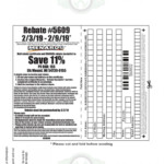 Menards Rebate Form 5609