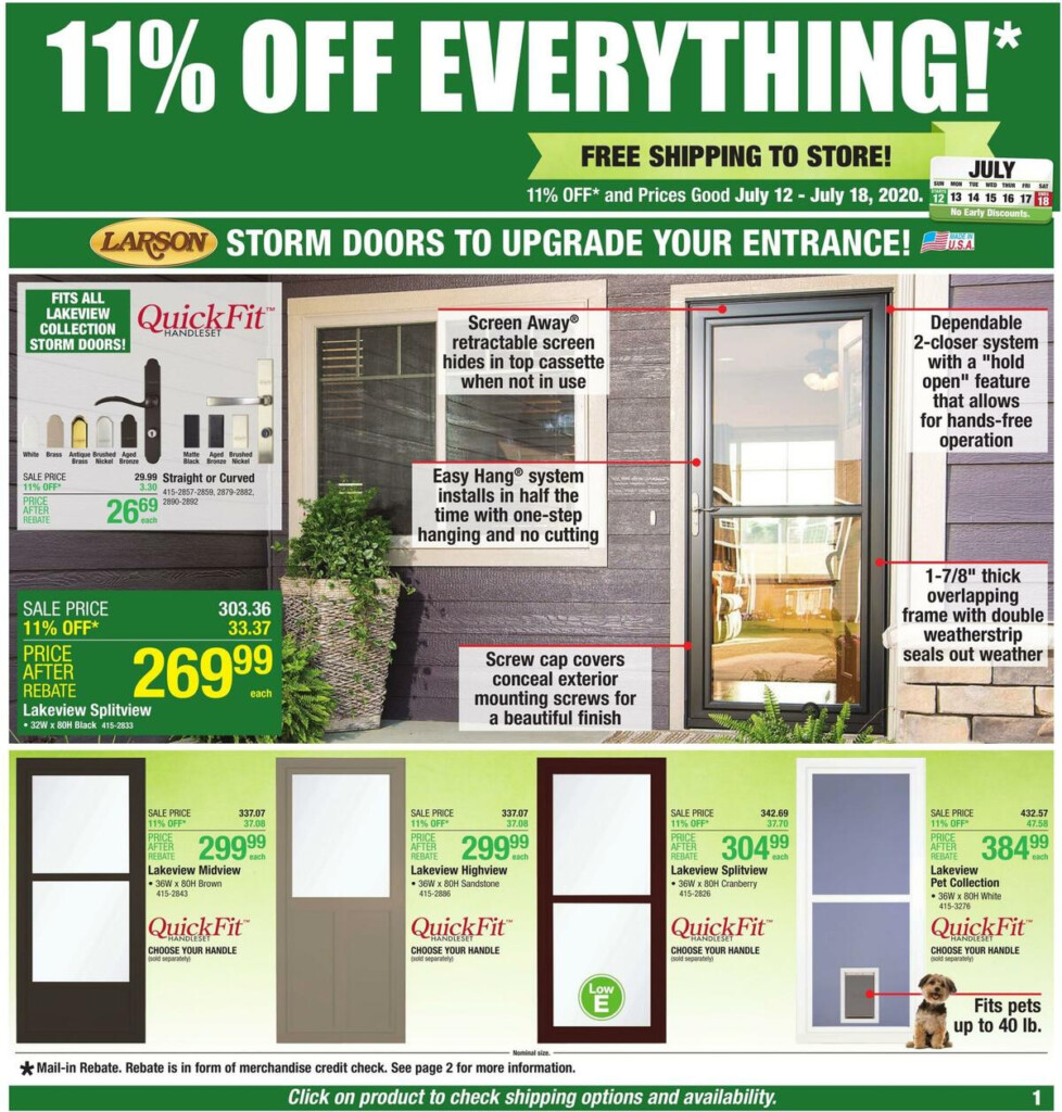 Menards Rebate Forms 11 02 18 Through 11 04 18