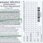 Menards Rebate Price Adjustment Form