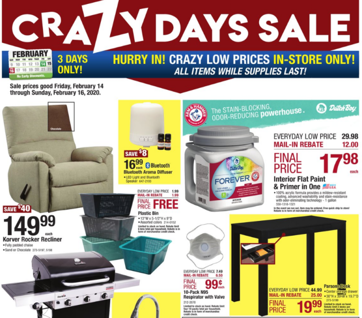 Menards Free After Rebate This Week