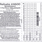 11 Menard's Price Adjustment Rebate