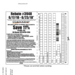 Rebate Receipt Menards