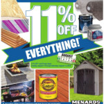 Menards 11 Rebate Sale