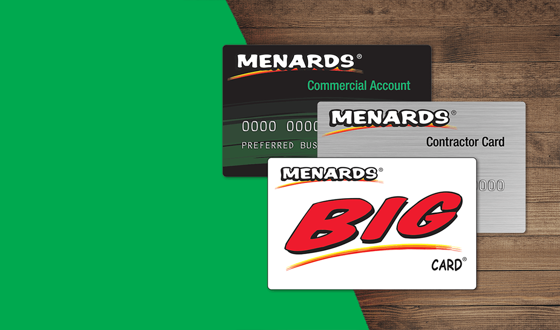 Menards 2 Rebate Big Card