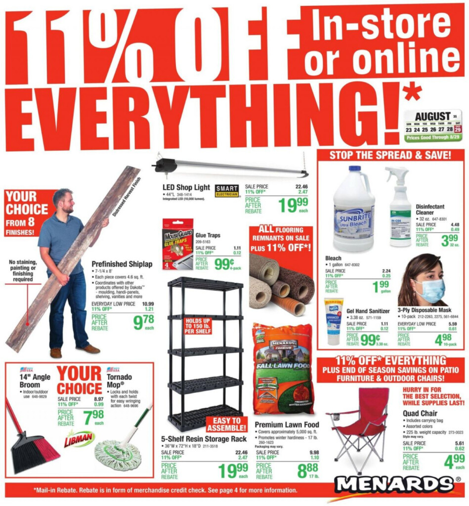 How Often Does Menards Run Their 11 Rebate Sale