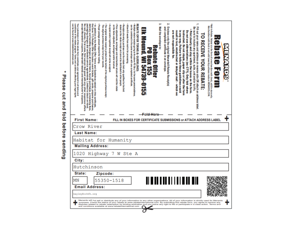 Menards Rebate Checks Expire