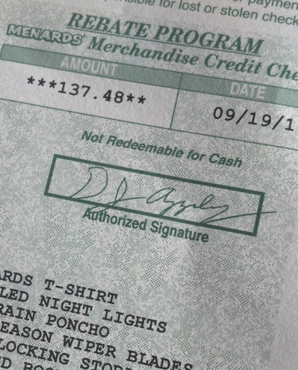 Does Menards Ever Extend Rebate Postmark Date